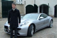 Denmark Crown Prince Frederik and Fisker Karma