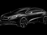 Design sketch of the next Kia Pro Cee'd.