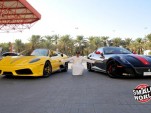 Dhiaa Al-Essa and his two latest Ferraris including a new 599 GTO