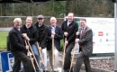 Dignitaries at Electric Highway charging station site in Bellingham, WA; photo: Washington State DoT