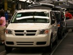 Dodge Grand Caravan construction at the Windsor plant