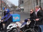 Domino's Human Electric Scooter Pizza Alert System