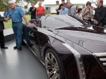 Ed Welburn and Jay Leno with the 2011 Cadillac Ciel Concept