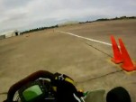 Edwin Liu puts on countersteering show in ProSolo competition.