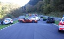 Eight cars, including the BMW M3 Ring Taxi, crash on the Nurburgring
