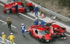 Eight Ferraris Crash In Expensive Pile-Up In Japan: Video