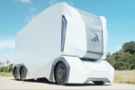 Autonomous electric truck prototype can be controlled remotely 