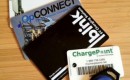 Electric-car charging network cards, photo by Rachel Blackman, Seattle