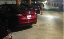 Ford Fusion Energi plug-in hybrids charging in San Francisco garage [photo: Robert Olson]