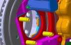 Electric parking brake works with the push of a button
