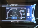 Enlighten display  -  Ford EcoGuide gauge cluster  -  2013 Ford C-Max Energi