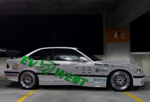 EV West's electric BMW M3 Pikes Peak Hill Climb car