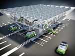 Evoasis charging station rendering