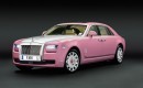 FAB1 pink Rolls-Royce Ghost Extended Wheelbase