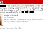 Facebook post re: AnnaLynne McCord [via TMZ]