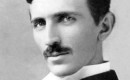 Famed electrical engineer Nikola Tesla, scanned image from postcard c. 1890.