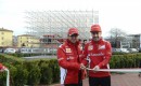 Felipe Massa and Fernando Alonso help inaugurate new sculpture