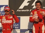 Fernando Alonso and Felipe Massa go 1-2 at the 2010 Bahrain GP