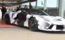 Fernando Alonso tests Ferrari's LaFerrari supercar at Fiorano