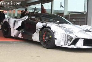 Fernando Alonso tests Ferrari's LaFerrari supercar at Fiorano