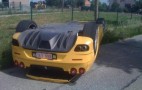 Ferrari F430 Spyder Crashes, Ends Upside Down