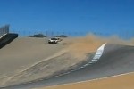 Ferrari 458 Italia crashes on Laguna Seca's infamous corkscrew