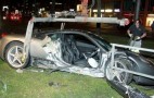 Ferrari 458 Italia Ends Up On Tram Tracks After Crash