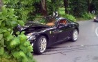 Ferrari 599 GTB Fiorano Runs Into A Tree