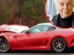 Ferrari 599 GTO crashes on German autobahn