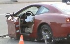 Ferrari 612 Scaglietti Torn Apart During Crash: Video