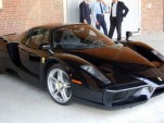 Sergio Marchionne and his black Ferrari Enzo