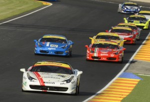 Ferrari Challenge Trofeo Pirelli race in 2012