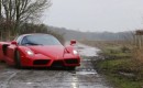 Ferrari Enzo supercar in the mud