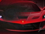 Ferrari F150 (Enzo replacement) rendering by Iacoski Design