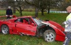 Ferrari F40 Suffers Severe Crash In Germany