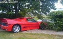 Ferrari F50 crashed by FBI agent in 2009--Image via WreckedExotics