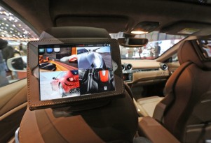 Ferrari FF equipped with Apple iPads