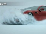 Ferrari FF plows through snow