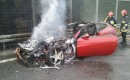 Ferrari FF that caught on fire in Poland - Image courtesy Kontakt24