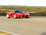 Ferrari LaFerrari hits the track