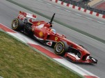 Ferrari’s Fernando Alonso during testing for the 2013 Formula One season