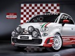Fiat 500 Abarth rally car
