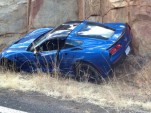 First 2014 Chevrolet Corvette Stingray crashed. Image via Digital Corvettes forums.