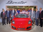  First Porsche Boxster to be built at former Karmann plant in Osnabrück, Germany