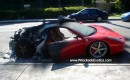 First wrecked Ferrari 458 Italia on U.S. soil