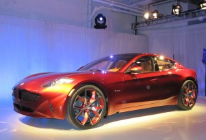Fisker Atlantic concept unveiling before New York Auto Show, April 2012