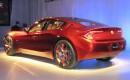 Fisker Atlantic concept unveiling before New York Auto Show, April 2012