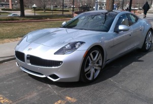 Fisker Karma at Denver Green Car Parade (2012 Denver Auto Show)