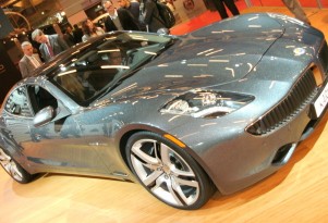 First factory-built Fisker Karma live photos  