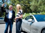 Ray Lane takes delivery of the first Fisker Karma